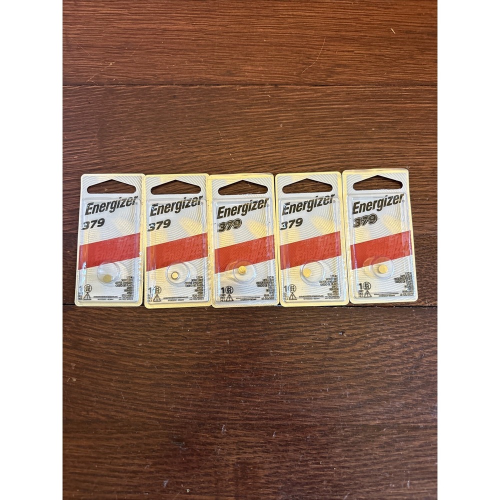 5 Original Energizer 379 Button Cell Watch Battery Batteries Best Use By 06/2025